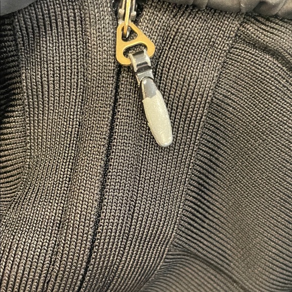 Herve Leger Asymmetrical Ruffle Gown, L - Picture 6 of 12